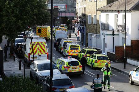 Several injured in 'terrorist' incident on London underground train
