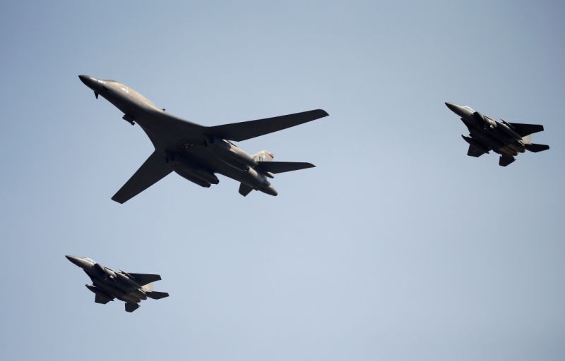 North Korea prepares air force build up after U.S. bombers arrive in South