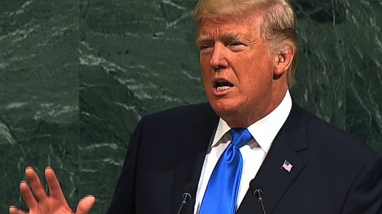 Donald Trump in speech at UN  threatens to 'totally destroy' North Korea