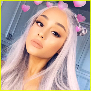 Ariana Grande shows off her new grey (not silver!) hair on Instagram