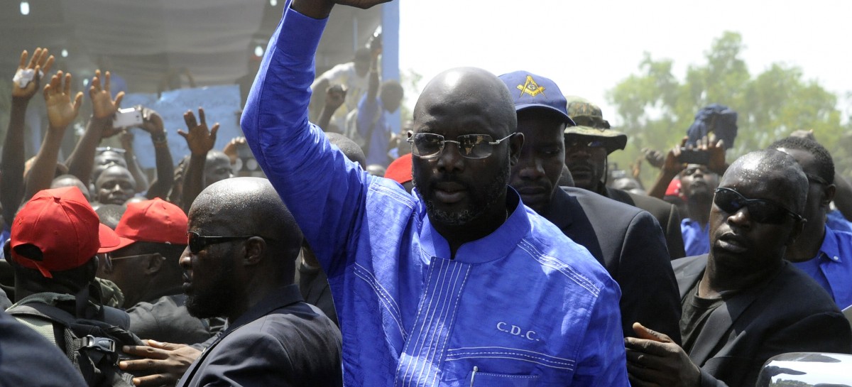 George Weah, former World Footballer of the Year, elected president of Liberia