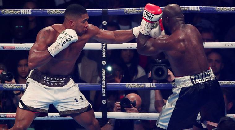 Anthony Joshua stops Carlos Takam in 10th round