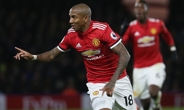 Ashley Young scores double as Manchester United beat  Watford 4-2