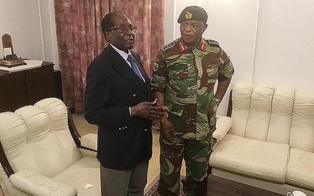 Zimbabwe coup: Robert Mugabe and wife Grace 'insisting he finishes his term', as priest steps in to mediate