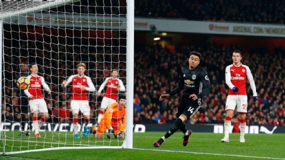 Devastating counter attacking helps Man United down Arsenal 3-1 at the Emirates