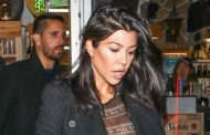 Kourtney Kardashian wore a *very* naked shirt out to dinner with Scott Disick and Sofia Richie