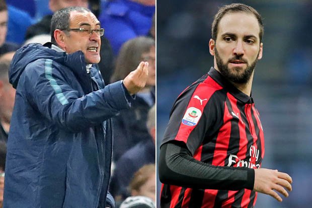 Gonzalo Higuain to have Chelsea medical after Juventus confirmation