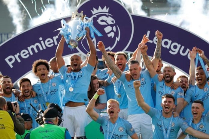 Manchester City pip Liverpool to title with crushing win at Brighton