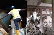 Eight injured as building collapses in Oshodi, Lagos