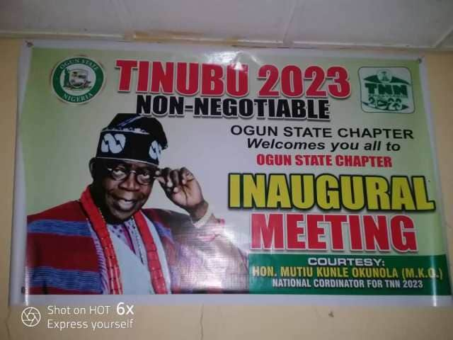 2023: Tinubu’s Presidential campaign office opens