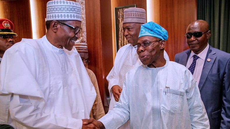 Obasanjo backs Buhari  on border closure