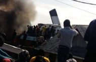 Passenger plane carrying 18 people crashes in Goma