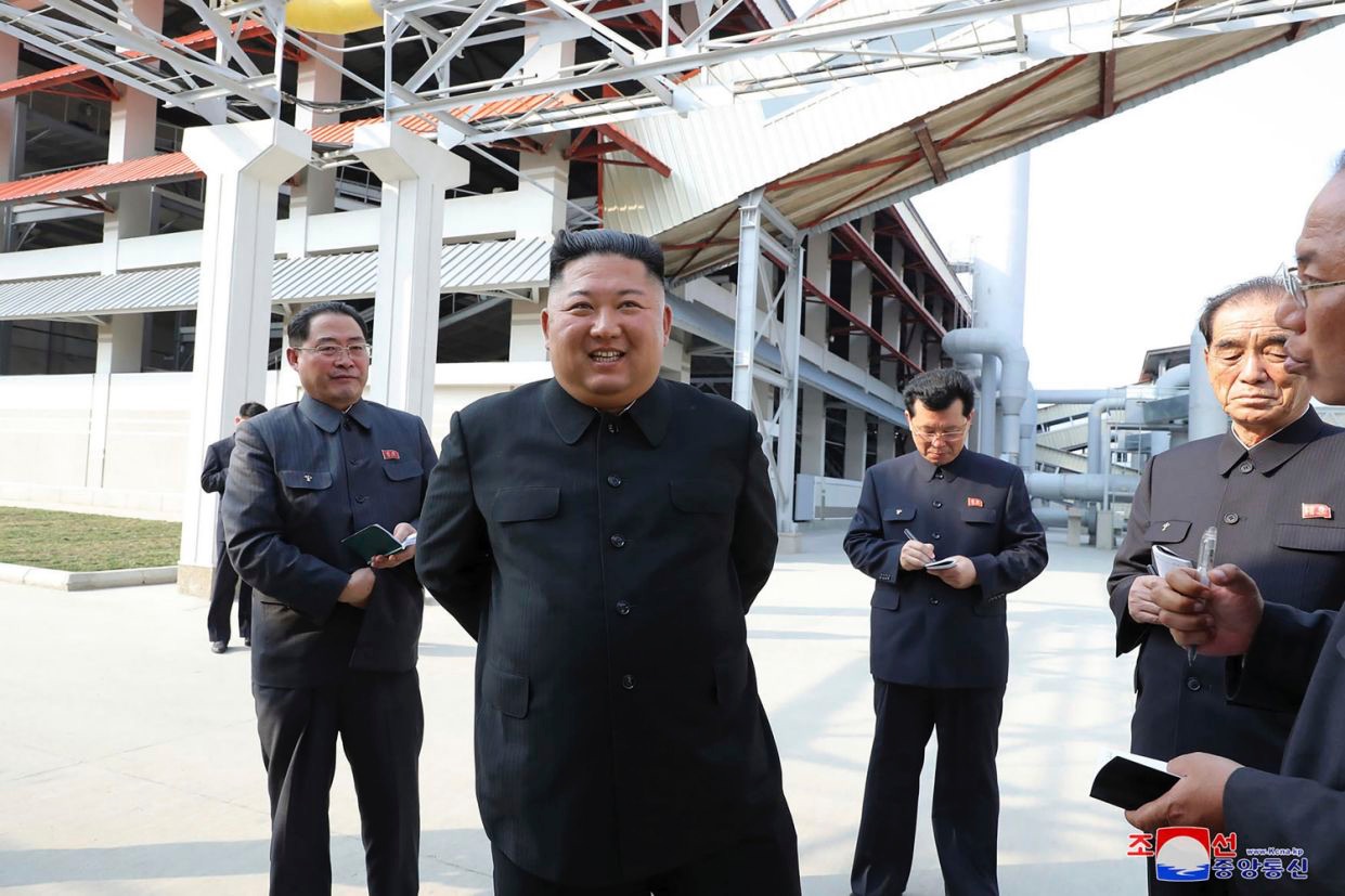 N Korea's Kim Jong Un appears in public amid health rumors