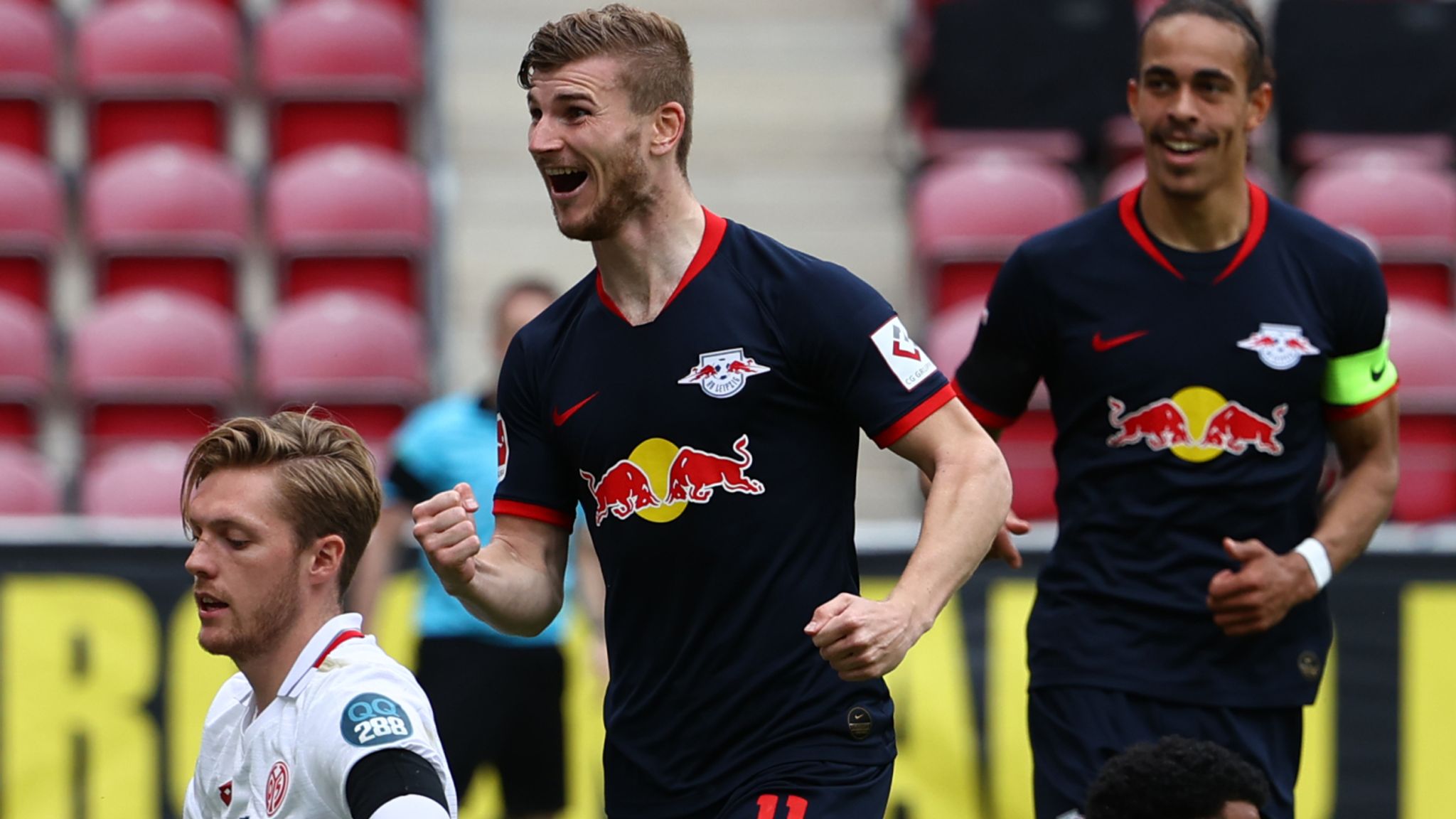Mainz 0-5 RB Leipzig: Timo Werner hat-trick reignites European charge