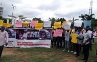 Protesters demand arrest of Tinubu over 2019 election eve ‘bullion vans’ (photos)