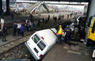 Two killed as vehicles collide with train in Oshodi