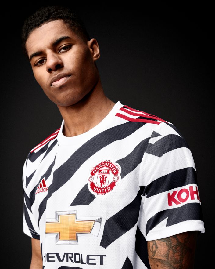 Man United release extravagant 'zebra' kit