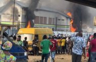 #EndSARS protest: two killed, hoodlums set Orile police station on fire