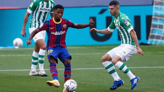 Ansu Fati injury, Barcelona phenom, tears meniscus