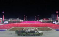 North Korea  shows off  massive missiles, new military hardware