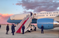 President Biden excited after first  flight home on Air Force One