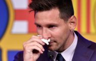 Messi’s used tissue from emotional press conference up for $1m auction