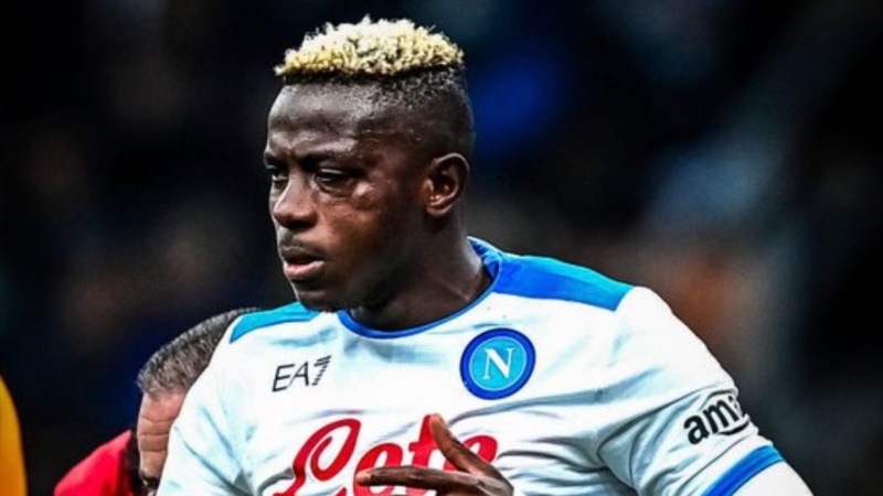 Napoli striker Osimhen out with thigh injury