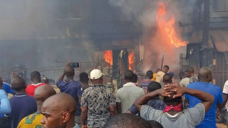 Millions of Naira lost as fire razes Lagos port