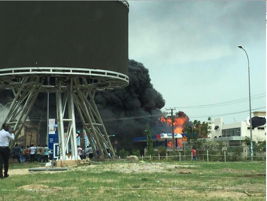 Explosions rock Lagos petrol station
