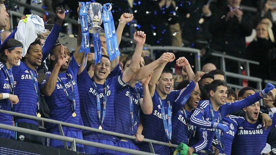 Chelsea beat Spurs 2-0 to win Capital One Cup