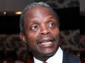 Vice-President-elect, Yemi Osinbajo, gives it all to God