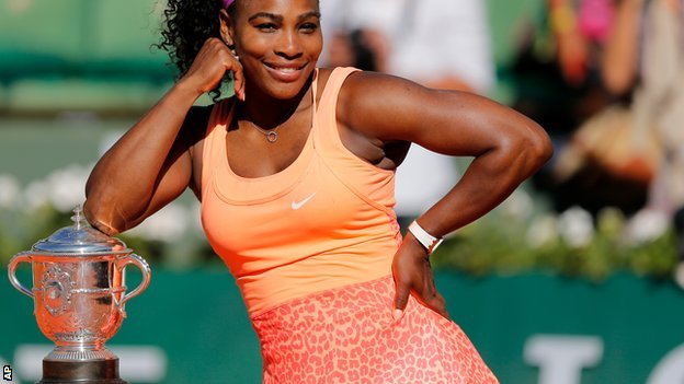 French Open final: Serena Williams wins 20th Grand Slam