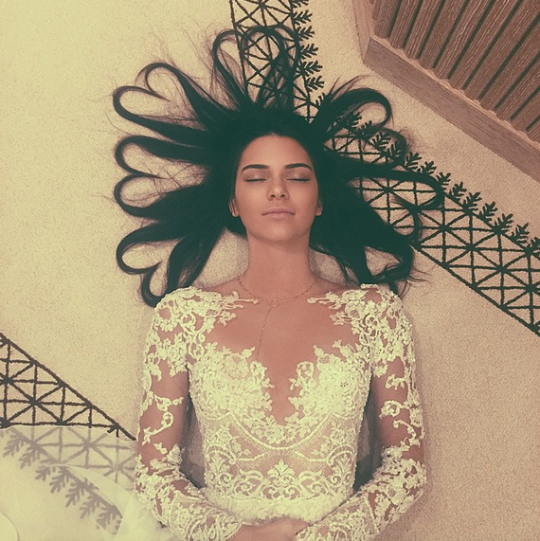 From Kendall Jenner to South Korea: The heart-shaped hair trend
