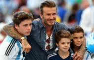 David Beckham sad his kids can't play football