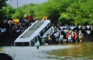 Deaths as 18-seater bus plunges into River