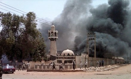 Many killed as Boko Haram bombs another Maiduguri mosque