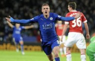 Leicester City striker Jamie Vardy breaks scoring record