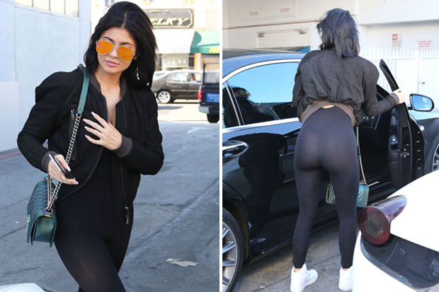 Kylie Jenner wears completely sheer bodysuit to visit Lamar Odom in hospital
