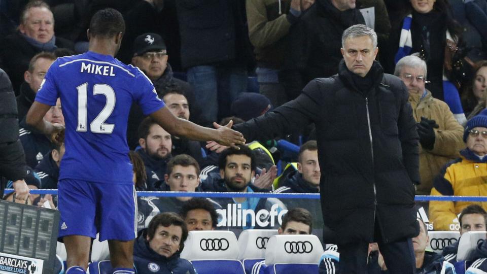 Chelsea players are solidly behind Mourinho:  Mikel