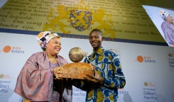 Liberian teenager awarded kids peace prize