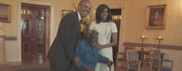 106-year-old woman's wish granted when she gets to meet the Obamas