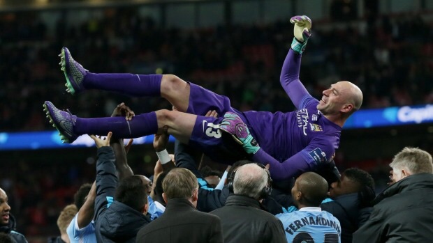 Caballero's the hero as Man City beat Liverpool to League Cup via penalties