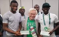 Unbelievable! Japanese fan of Nigeria Olympic football team splash ‘$390,000 gift' on team