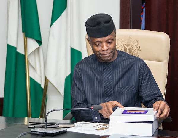 Osinbajo  blames Churches for not speaking  against corruption