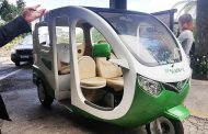Firm begins sale of solar-powered tricycles