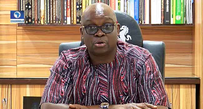 Covid-19: Govt, Religious bodies,  corporate organisations must focus on “stomach infrastructure” now - Fayose
