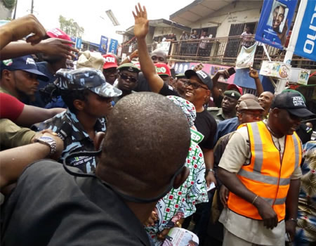 2019: Peter Obi storms Lagos; markets shut as crowds receive him