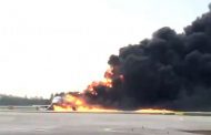 41 people killed after plane erupts in flames in emergency landing at Russian airport
