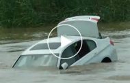 Spoiled brat drives new BMW into river because he wanted a Jaguar