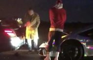 Arsenal striker, Aubameyang,  involved in car crash